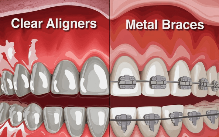 Clear Aligners vs. Traditional Braces